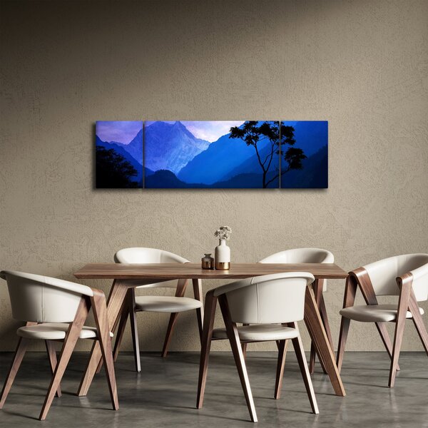 Obraz - Nocne niebo w Nepalu (170x50 cm)