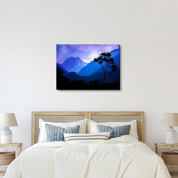 Obraz - Nocne niebo w Nepalu (70x50 cm)