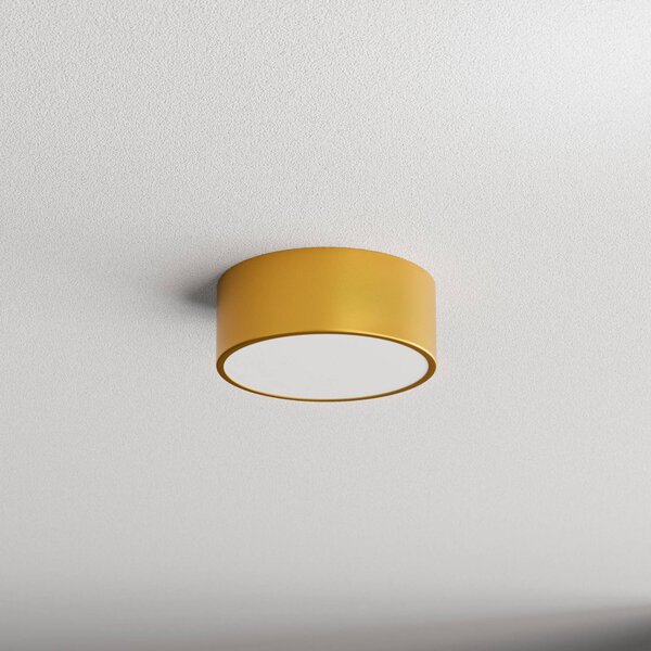 Plafon z czujnikiem ruchu Cleo 200 TEMAR LIGHTING, możliwość ściemniania, mosiężny / złoty, salon / jadalnia, metal, nowoczesny