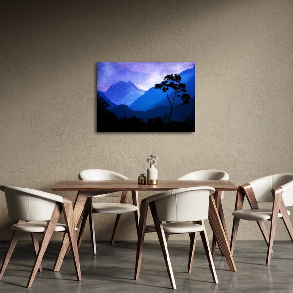 Obraz - Nocne niebo w Nepalu (70x50 cm)