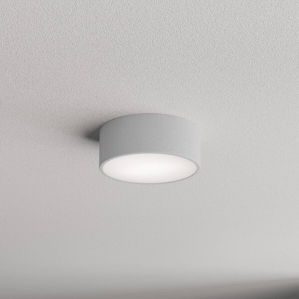 Plafon z czujnikiem ruchu Cleo 200 TEMAR LIGHTING, możliwość ściemniania, aluminiowy / szary / cynkowy, salon / jadalnia, metal, nowoczesny