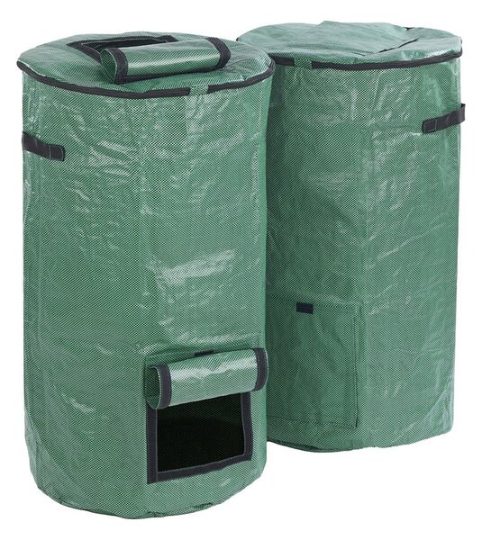 Zielone kompostowniki zestaw 2 szt. 125 l – Maximex