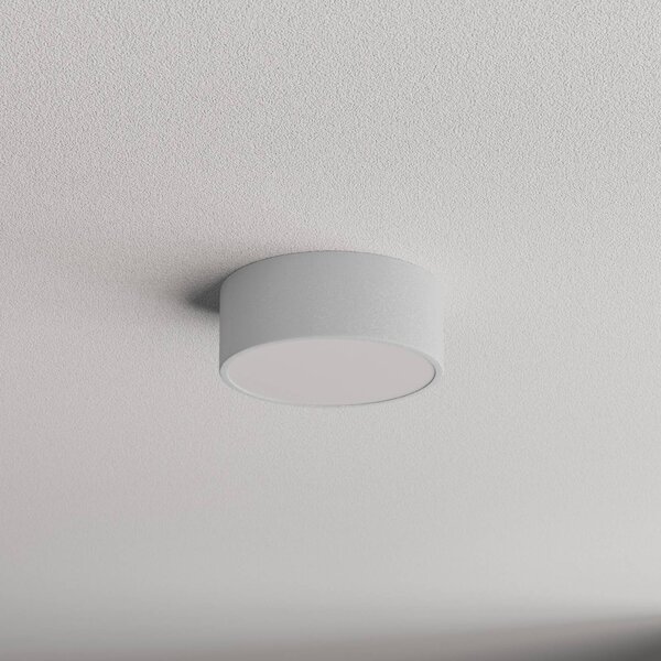 Plafon z czujnikiem ruchu Cleo 200 TEMAR LIGHTING, możliwość ściemniania, aluminiowy / szary / cynkowy, salon / jadalnia, metal, nowoczesny