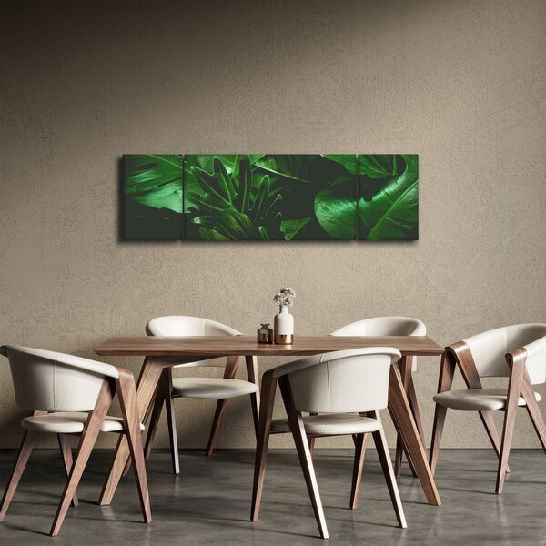 Obraz - Liście palmowe (170x50 cm)
