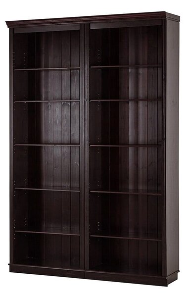 Brązowy regał z litego drewna sosnowego 148x223 cm Anita – Støraa