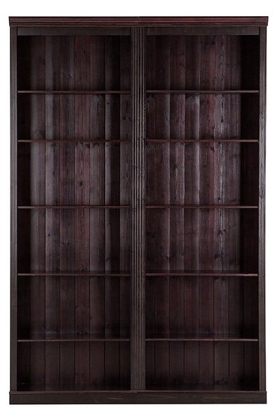 Brązowy regał z litego drewna sosnowego 148x223 cm Anita – Støraa