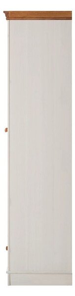 Biała szafa z litego drewna sosnowego 65x180 cm Anita – Støraa