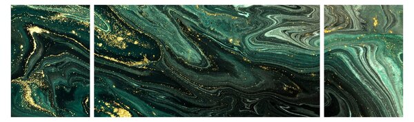 Obraz - Zielony marmur (170x50 cm)