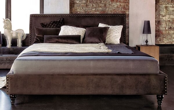 Łóżko tapicerowane Soul : Rozmiar - 120x200, Grupa tkanin - GRUPA I, Pojemnik na pościel - Nie