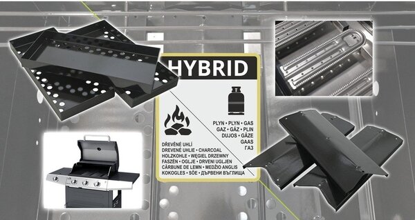 Grill na węgiel drzewny i gaz Hybrid Core – Cattara