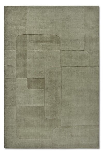 Zielony wełniany dywan tkany ręcznie 80x150 cm Charlotte – Villeroy&Boch