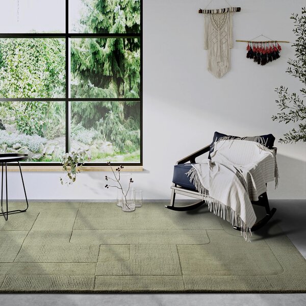 Zielony wełniany dywan tkany ręcznie 80x150 cm Charlotte – Villeroy&Boch