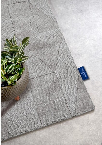 Szary wełniany chodnik tkany ręcznie 80x250 cm Ursule – Villeroy&Boch