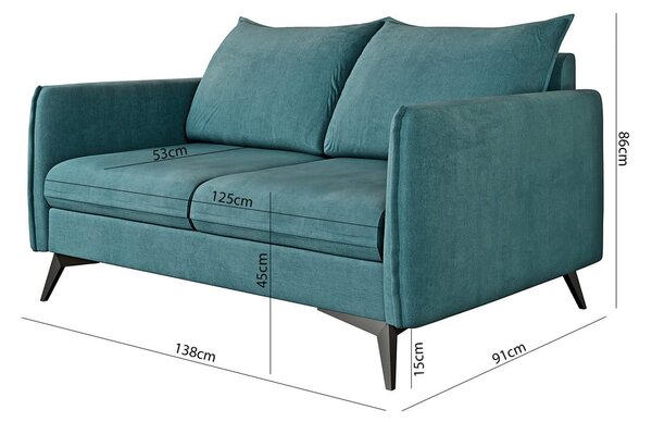 Morska sofa 138 cm Juli Bis – Ropez