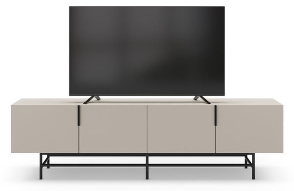 Kremowa szafka pod TV 200x54,5 cm Eldia – Marckeric
