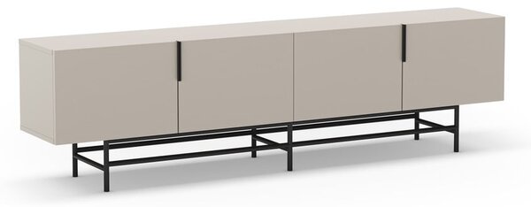 Kremowa szafka pod TV 200x54,5 cm Eldia – Marckeric