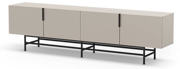Kremowa szafka pod TV 200x54,5 cm Eldia – Marckeric