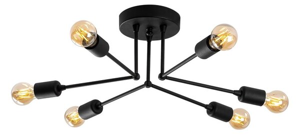 Czarna lampa sufitowa Sparrow – Opviq lights