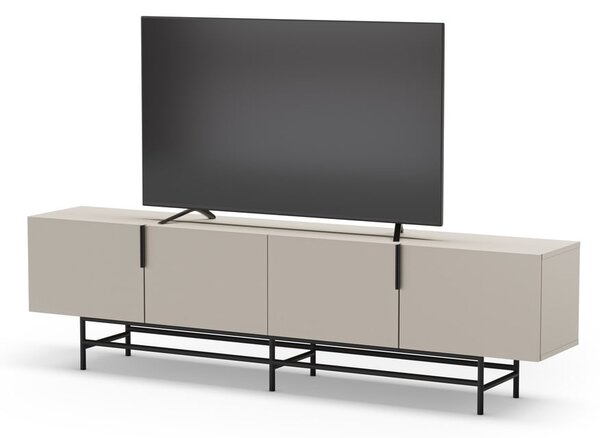 Kremowa szafka pod TV 200x54,5 cm Eldia – Marckeric