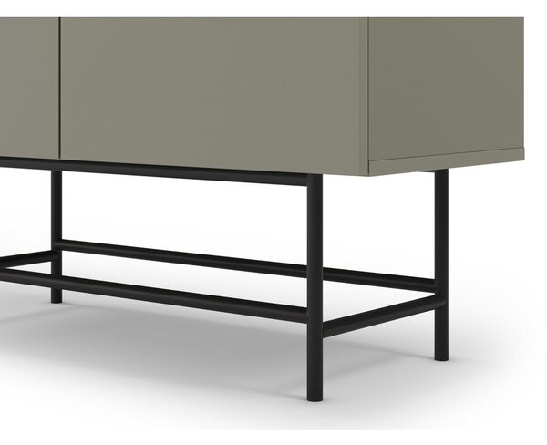 Zielonoszara szafka 100x128 cm Eldia – Marckeric