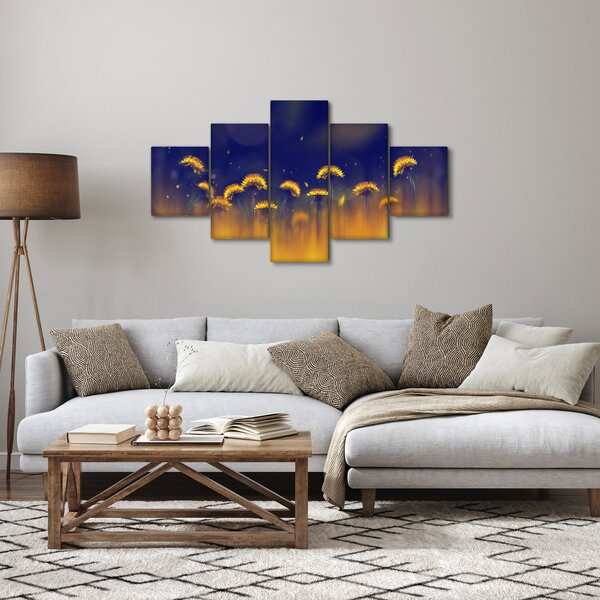 Obraz - Dmuchawce (125x70 cm)