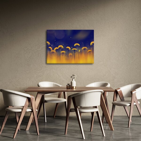 Obraz - Dmuchawce (70x50 cm)