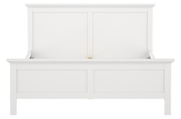 Białe łóżko dwuosobowe 160x200 cm Paris – Tvilum
