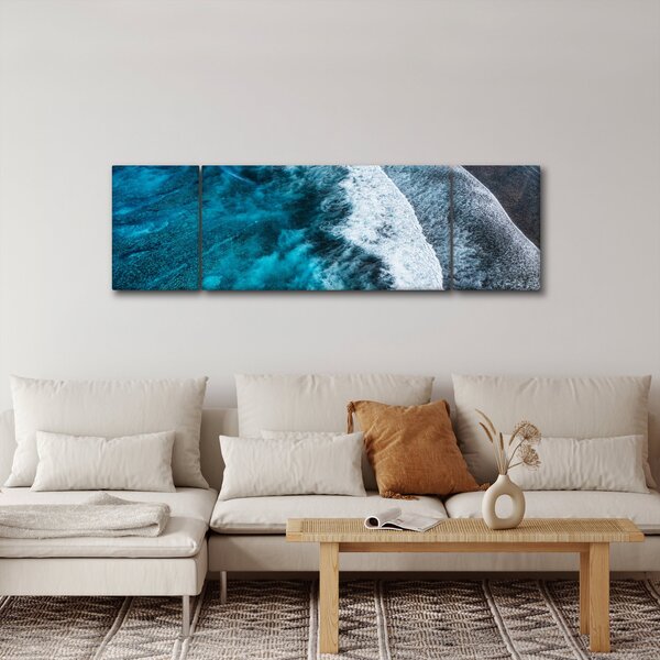 Obraz - Fale na morzu (170x50 cm)