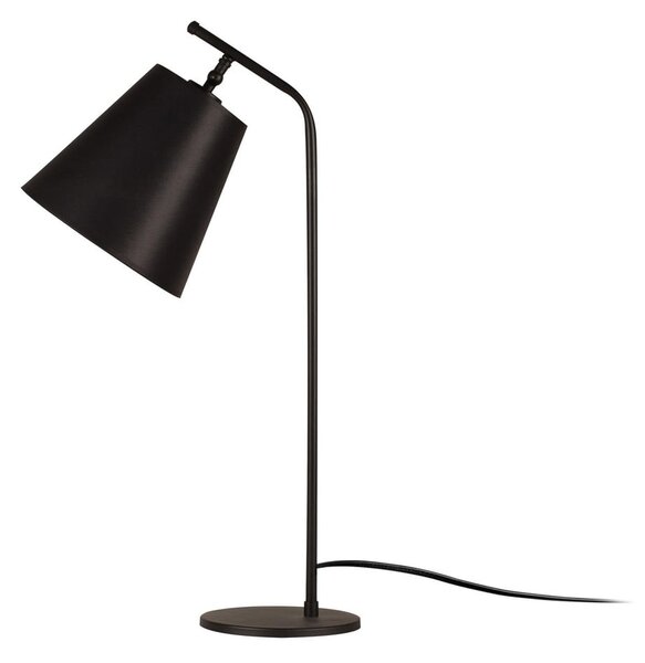 Czarna lampa stołowa z tekstylnym kloszem (wysokość 67 cm) Salihini – Opviq lights