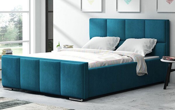Łóżko tapicerowane Trend : Rozmiar - 90x200, Pojemnik na pościel - Tak, Grupa tkanin - GRUPA IV