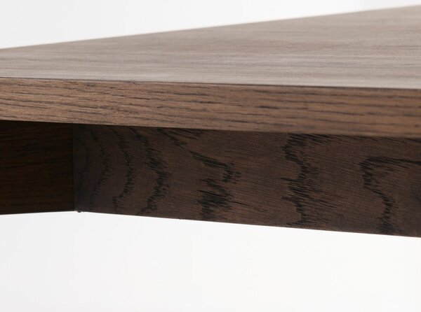 Brązowy rozkładany stół 95x180 cm Arun – Unique Furniture
