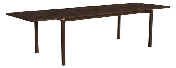 Brązowy rozkładany stół 95x180 cm Arun – Unique Furniture
