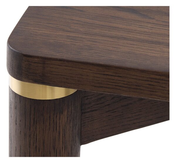Brązowy rozkładany stół 95x180 cm Arun – Unique Furniture
