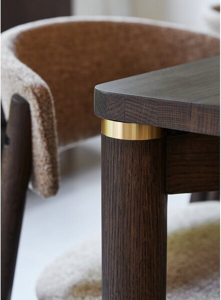 Brązowy rozkładany stół 95x180 cm Arun – Unique Furniture