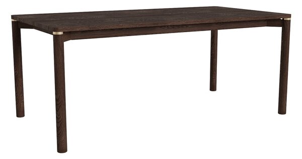 Brązowy rozkładany stół 95x180 cm Arun – Unique Furniture