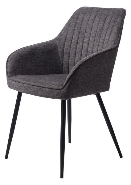 Ciemnoszare krzesło Nolan – Unique Furniture