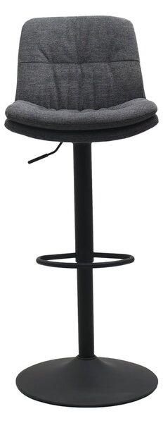 Ciemnoszary hoker z regulowaną wysokością Colville – Unique Furniture