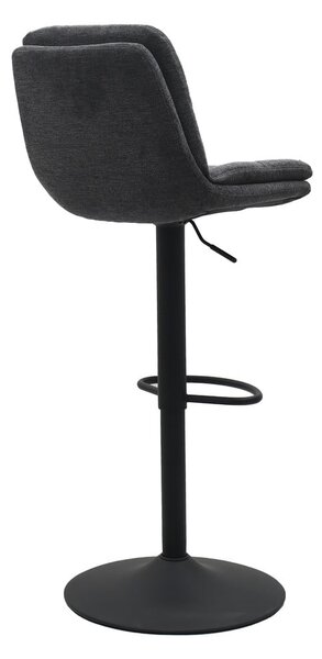 Ciemnoszary hoker z regulowaną wysokością Colville – Unique Furniture
