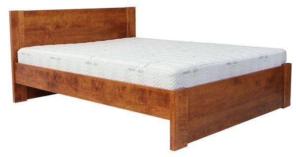 Łóżko drewniane Ontario : Rozmiar - 100x200, Pojemnik na pościel - Nie, Rodzaj drewna - Olcha, Wybarwienie drewna - Olcha naturalna