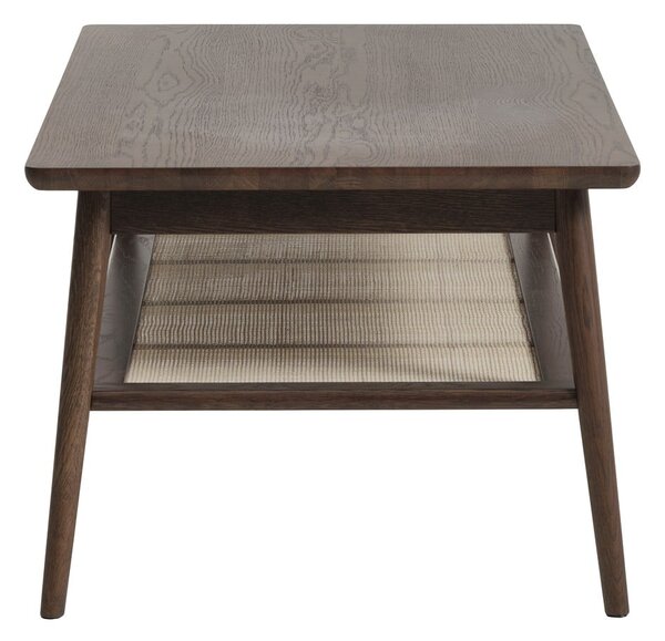 Brązowy stolik z blatem w dekorze dębu 60x120 cm Barrali – Unique Furniture