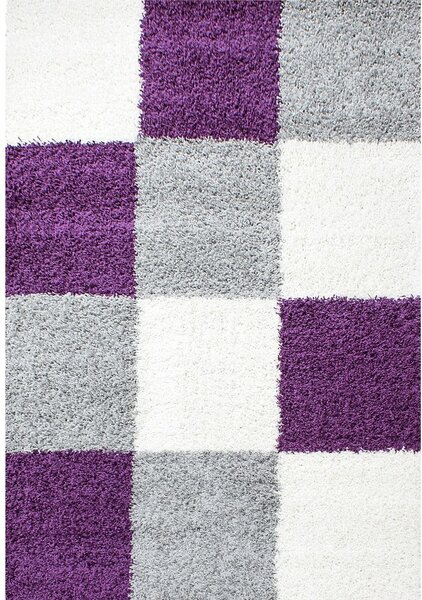 Fioletowo-szary dywan 60x110 cm Life – Ayyildiz Carpets