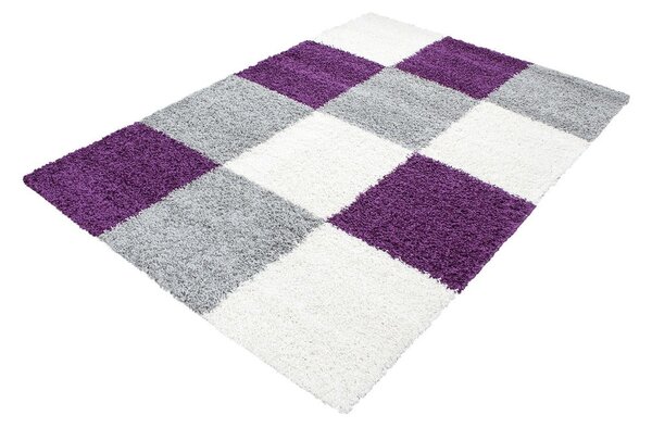 Fioletowo-szary dywan 60x110 cm Life – Ayyildiz Carpets