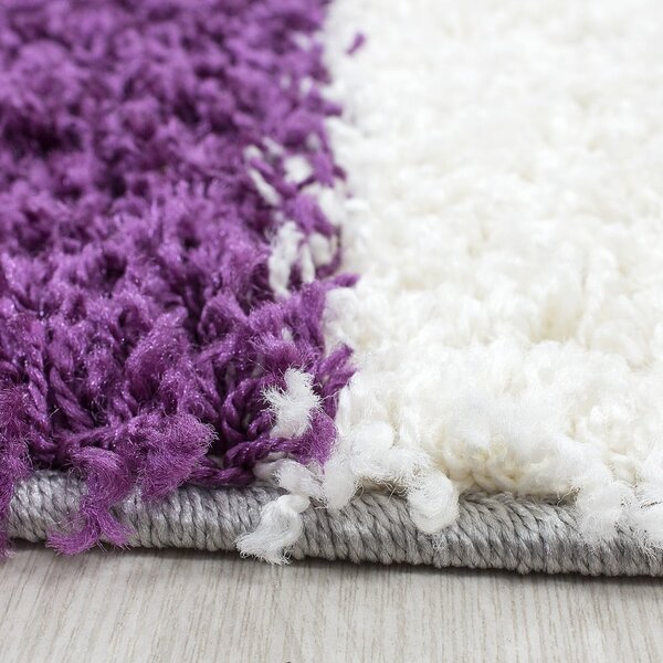Fioletowo-szary dywan 60x110 cm Life – Ayyildiz Carpets