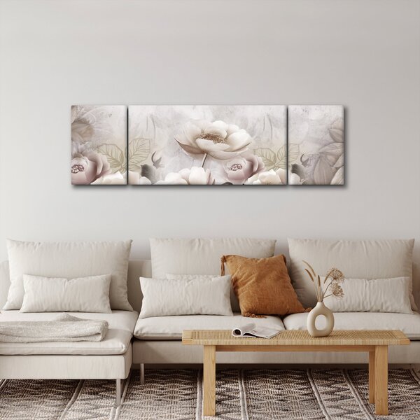 Obraz - Różowe krzewy (170x50 cm)
