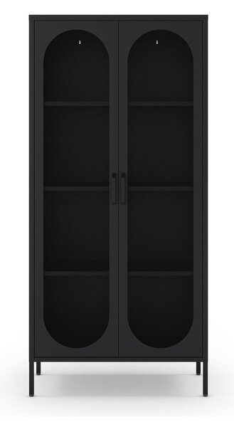 Czarna szafka 80x170 cm Diora – Marckeric