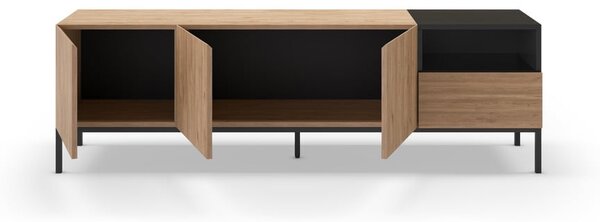 Szafka pod TV w naturalnym kolorze 180x55 cm Cailin – Marckeric