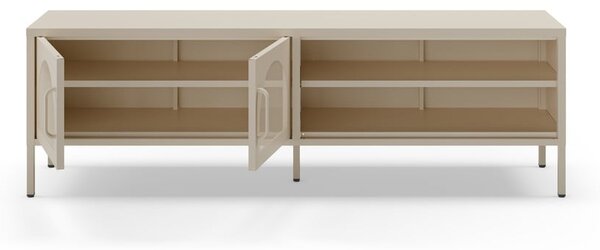 Kremowa szafka pod TV 160x50 cm Diora – Marckeric