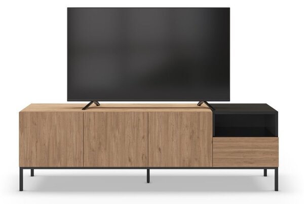 Szafka pod TV w naturalnym kolorze 180x55 cm Cailin – Marckeric