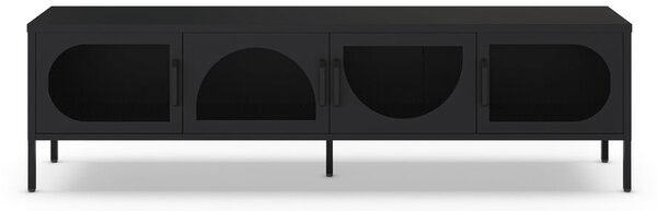 Czarna szafka pod TV 180x50 cm Tayra – Marckeric