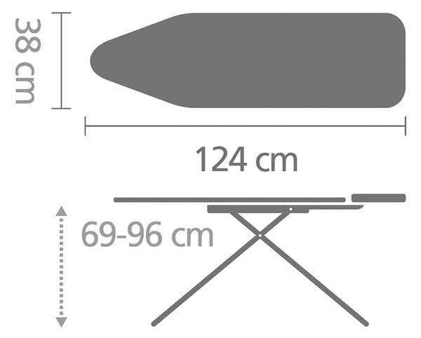 Deska do prasowania Titan Oval B – Brabantia